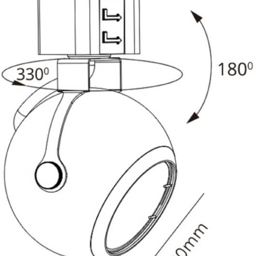 Трековый светильник ЭРА TR35-GU10 WH Б0053295