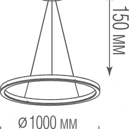 Подвесной светильник Ringlet S111028/1 D1000