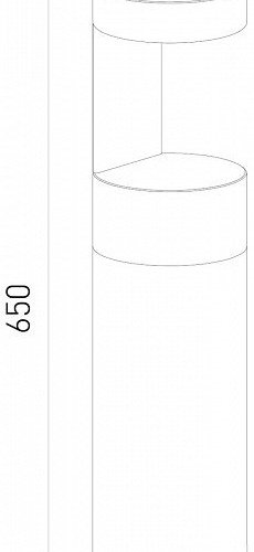 Наземный низкий светильник Elektrostandard Nimbus a055642