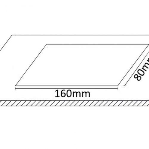 Встраиваемый светильник Crystal Lux CLT 002С2 BL