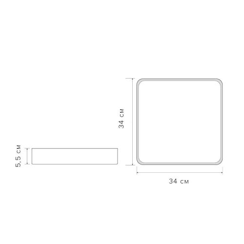 Потолочный светодиодный светильник Jazzway PPB Sсandic-S 5037311