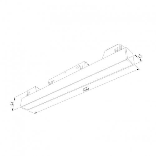 Трековый светодиодный светильник Elektrostandard Slim Magnetic 85002/01 a057190