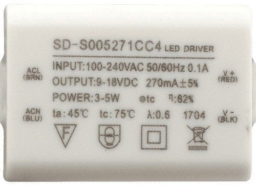 Настенный светильник DesignLed PIRA GW-3518-5-BL-WW