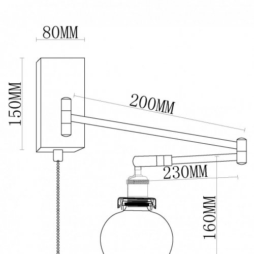 Бра Natalie MR2063-1W