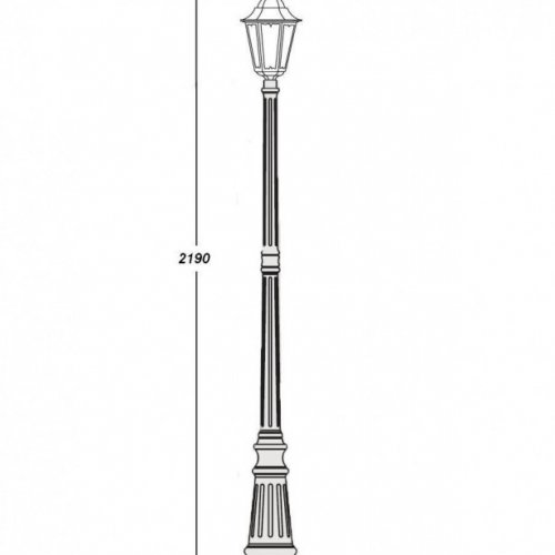 Наземный фонарь Oasis Light 79809M W