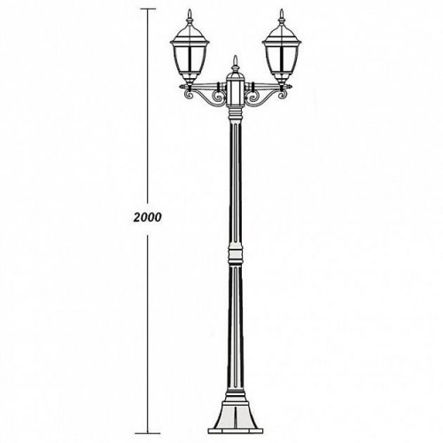 Наземный фонарь Oasis Light 91208S A Gb