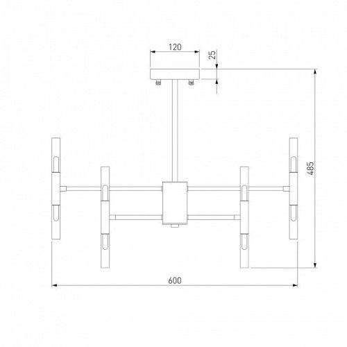 Люстра на штанге Bogates Bastone a053998