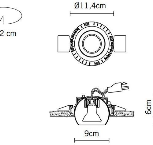 Точечный светильник Tools F19F4001