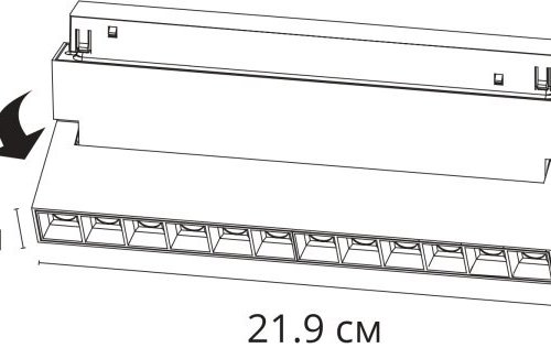 Трековый светодиодный светильник Arte Lamp LINEA A4686PL-1BK