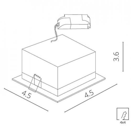 Точечный встраиваемый светильник Arte Lamp 3153 A3153PL-1BK