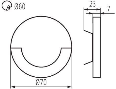 Подсветка для лестницы Kanlux SOLA LED NW 32491