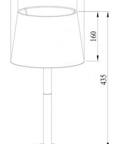 Интерьерная настольная лампа Arte Lamp Connor A2102LT-1WH