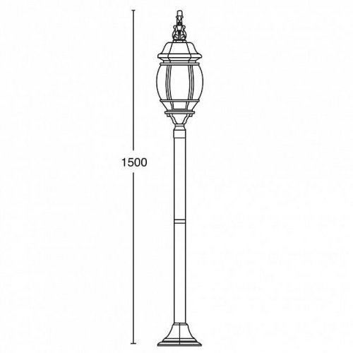 Наземный фонарь Oasis Light 83406L W