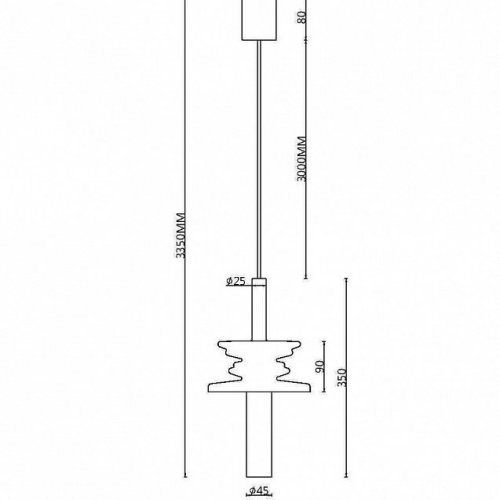 Подвесной светильник Sound Wave MOD255PL-01B4