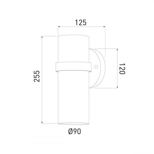 Уличный настенный cветильник Elektrostandard Grin 35000/D черный a061037