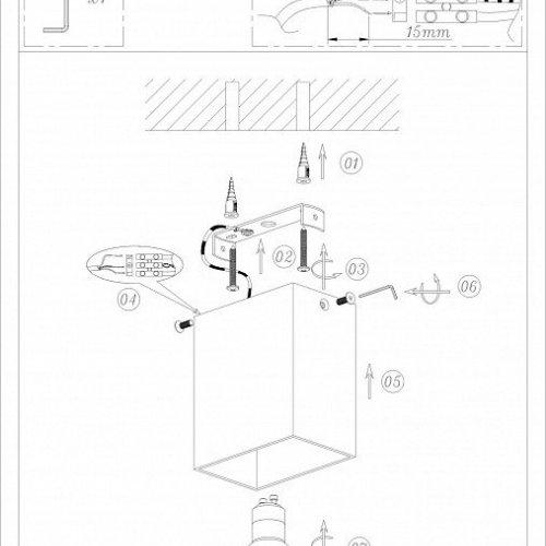 Накладной светильник Denkirs DK2027-WH