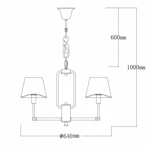 Подвесная люстра MW-Light (МВ-Лайт) София 355014806