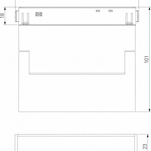 Накладной светильник Elektrostandard Slim Magnetic a063542