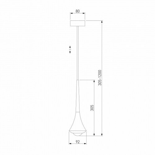 Подвесной светильник Elektrostandard Hill a060353