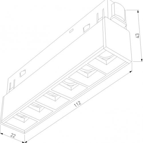 Трековый светильник Slim Magnetic 85101/01