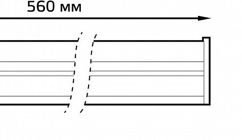 Линейный светодиодный светильник Gauss TL Elementary TL004