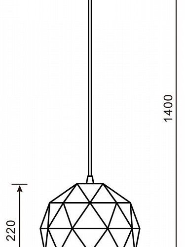 Подвесной светильник Deko-Light Asterope round 250 342129