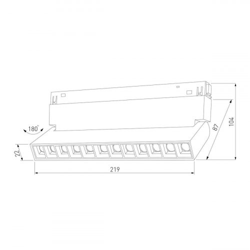 Трековый светодиодный светильник Elektrostandard Slim Magnetic 85010/01 a067370