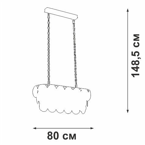 Подвесная люстра Vitaluce V58340 V58340-8/18