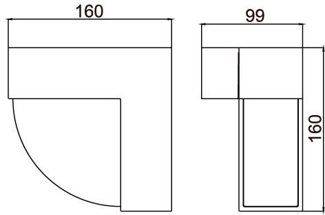 Настенный светильник уличный GEOMETRY 2104 Gr