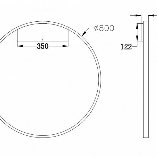 Настенный светильник Maytoni Rim MOD058WL-L50W4K