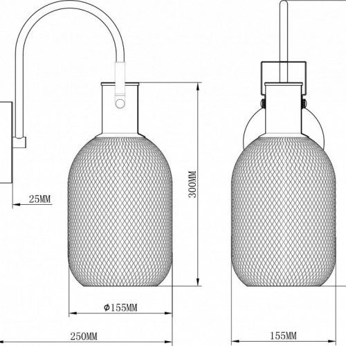 Бра Moderli Alina V2800-1W