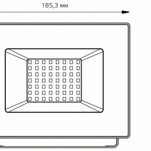 Прожектор светодиодный Gauss Elementary 50W 4000К 613100250