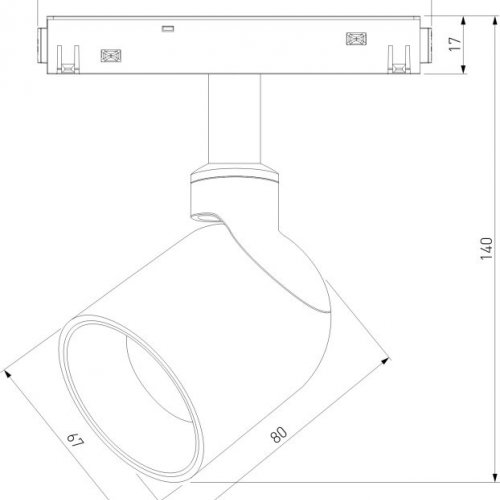 Трековый светильник Slim Magnetic 85109/01