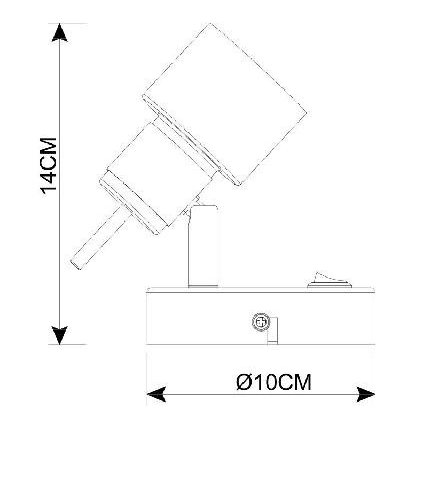 Спот Arte Lamp Almach A1906AP-1WH