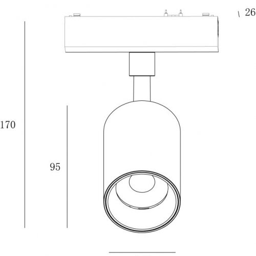 Трековый светильник SLIM SL-SLIM-SPWH-20-CCT