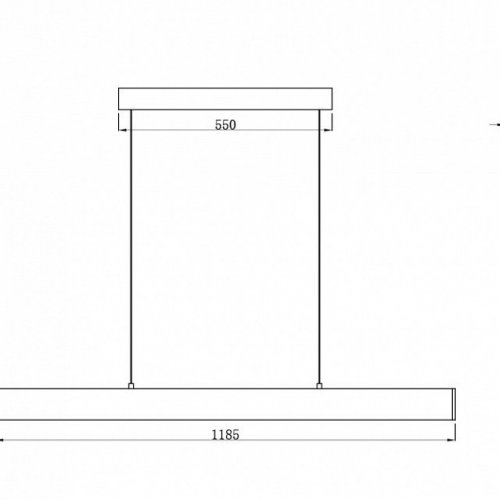 Подвесной светодиодный светильник Maytoni Step P010PL-L30B4K