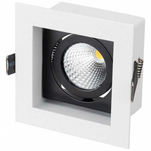 Встраиваемый светильник Arlight CL-KARDAN-S102x102-9W Day (WH-BK, 38 deg)