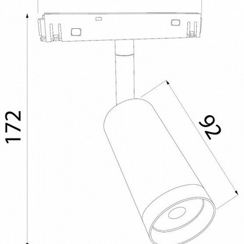 Светильник на штанге Elektrostandard Slim Magnetic a061301