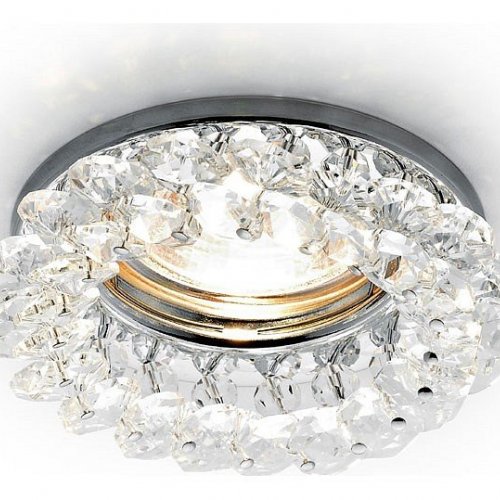 Встраиваемый светильник Ambrella light Crystal K206 CL/CH