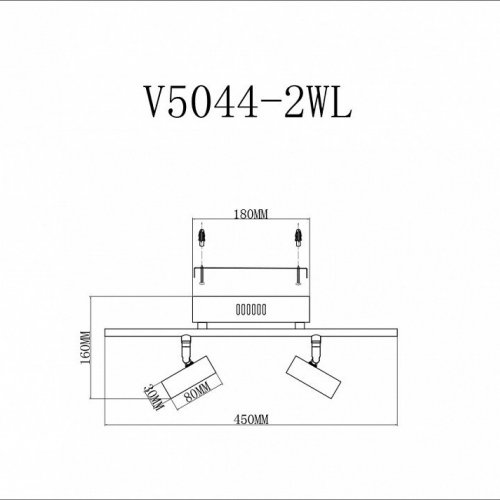 Светодиодный спот Moderli Right V5044-2WL