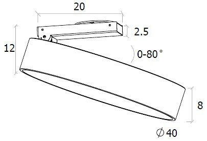 Потолочный светильник DesignLed UF UF034-40-WH-NW