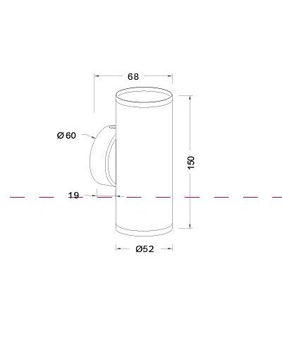 Настенный светильник Maytoni FOCUS S C068WL-02B