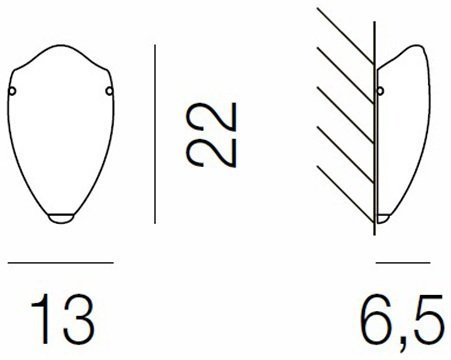 Бра CALICE AP CALICE 22 RS OR