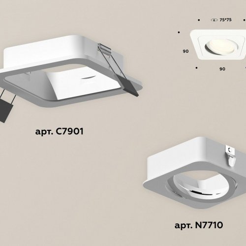 Встраиваемый светильник Ambrella light Xc7900 XC7901010