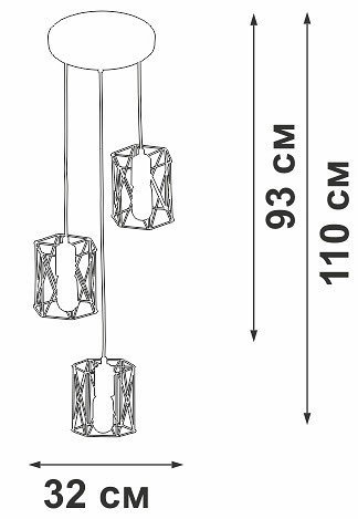 Подвесной светильник V43820-0/3S