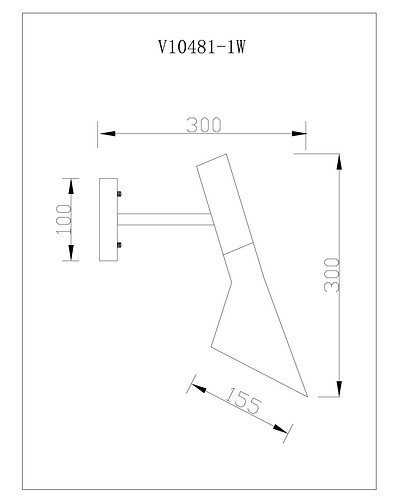 Настенный светильник Moderli Turin V10481-1W