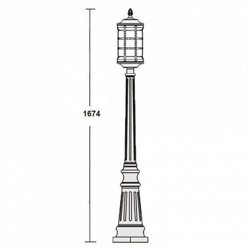 Наземный фонарь Oasis Light 81211 Gb