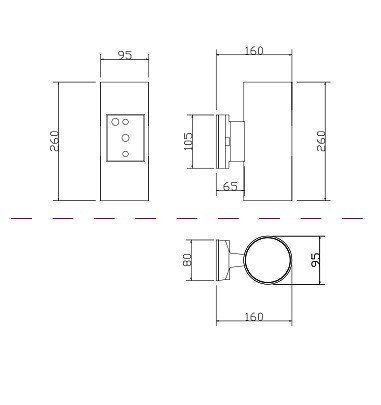 Настенный светильник Maytoni Outdoor O419WL-02B