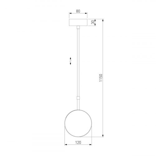 Подвесной светильник Elektrostandard Grollo 50120/1 черный 4690389187117