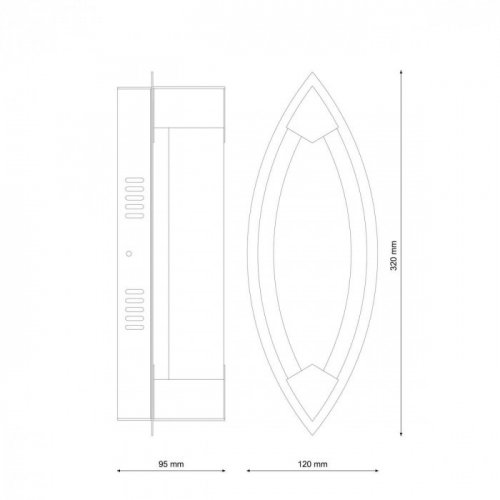 Настенный светильник Lucia Tucci Modena W172.1 Small LED320